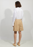 Cotton Poplin Turnup Shorts