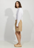 Cotton Poplin Turnup Shorts