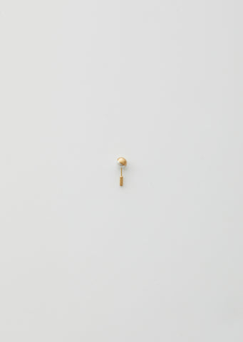 18K Akoya Pearl Earring — 135°