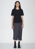 Knit Jersey Gather Tee