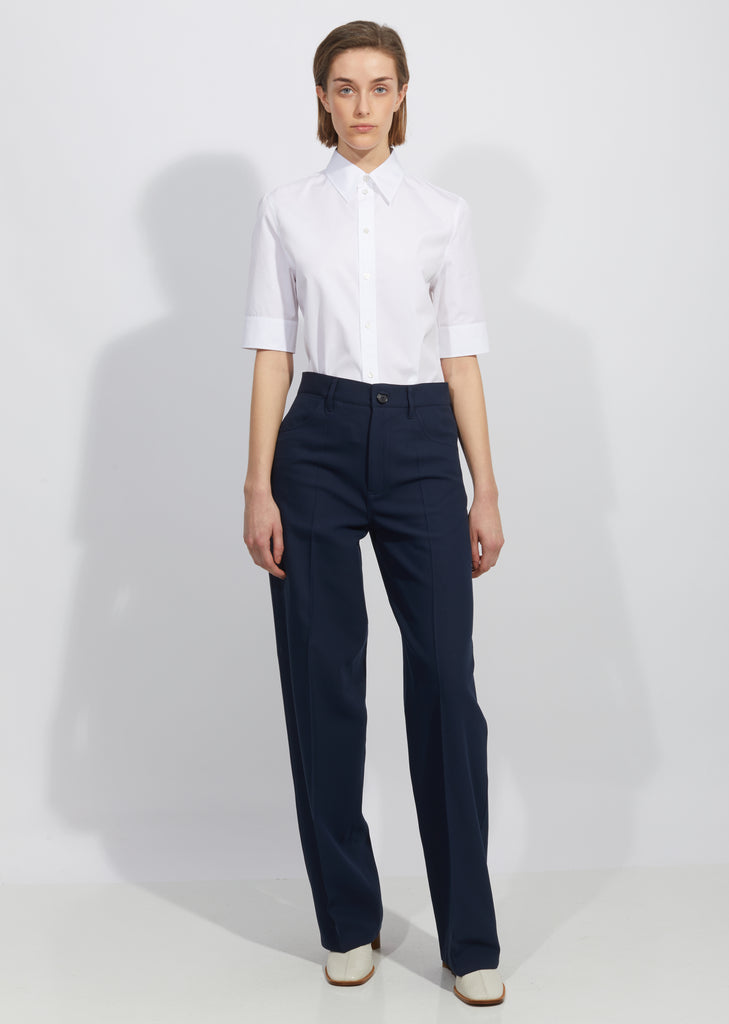Murphy Cotton Silk Tricotine Pant