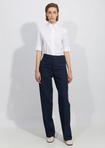 Murphy Cotton Silk Tricotine Pant