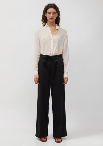 Makò Cotton Twill Belted Pants