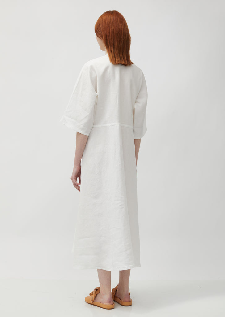 Delice Shaped Waist Short Sleeved Dress