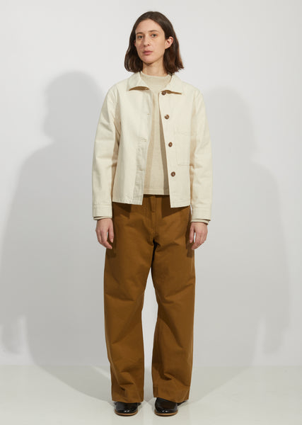 MHL STAND COLLAR JACKET コーデュロイ Stand Collar Cotton Jacket – La Garçonne