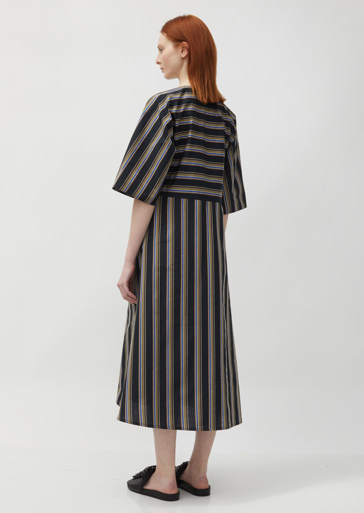 Delice Shaped Waist Short Sleeved Dress