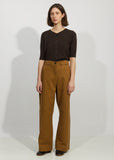 Wide Leg Naval Trouser