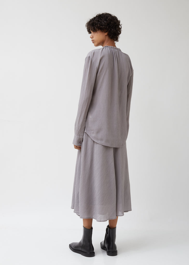 Stephany Crinkled Crepe Shirt
