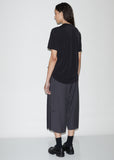 Knit Jersey Gather Tee