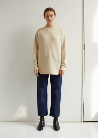 Cashmere Crew Hop Crewneck Sweater