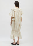 Embellished Frill Collar Fish Dress