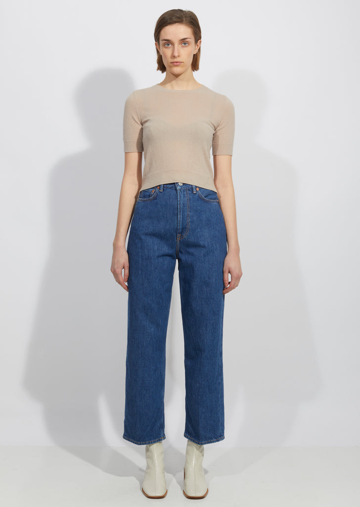 1993 Dark Blue Trash 5-Pocket Jeans — 32" Inseam