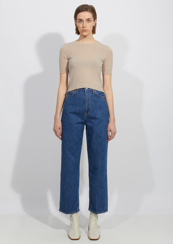 1993 Dark Blue Trash 5-Pocket Jeans — 32" Inseam