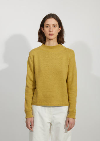 Linen & Cotton Officers Jumper Sweater