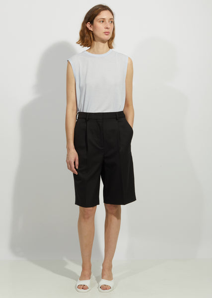 Ruthie Light Summer Wool Shorts – La Garçonne