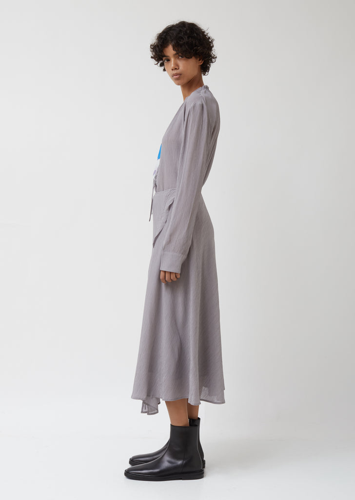 Imandra Crinkled Crepe Skirt