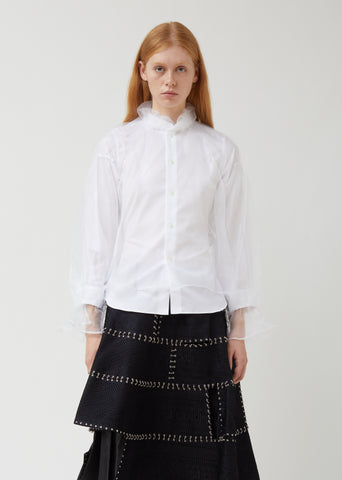 Cotton Broad Organdy Shirt