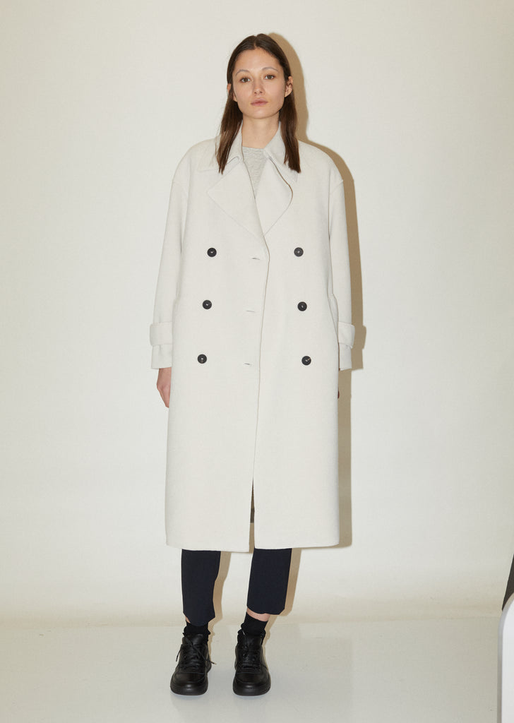 Soft Wool Trench Coat