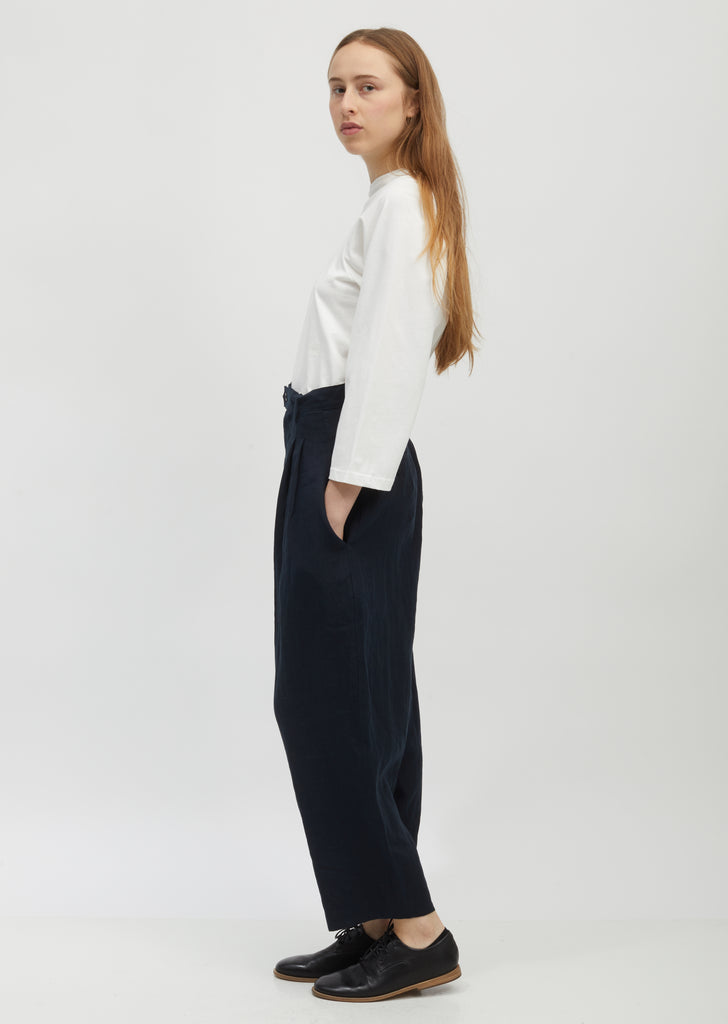 Linen Wideleg Trousers