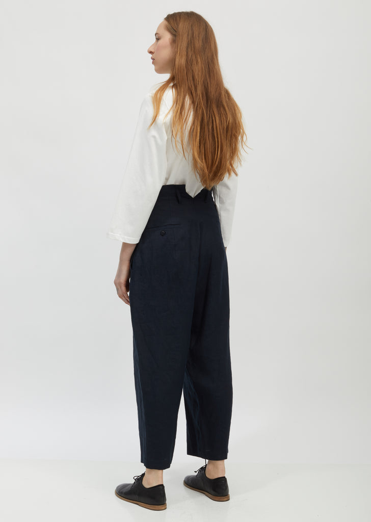 Linen Wideleg Trousers