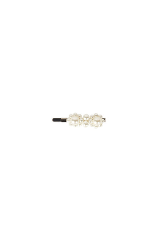 Mini Pearl Flower Hair Clip