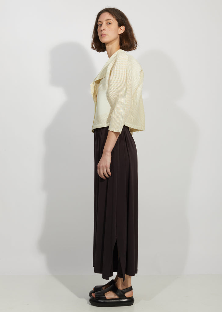 Sashiko Pleats Cardigan