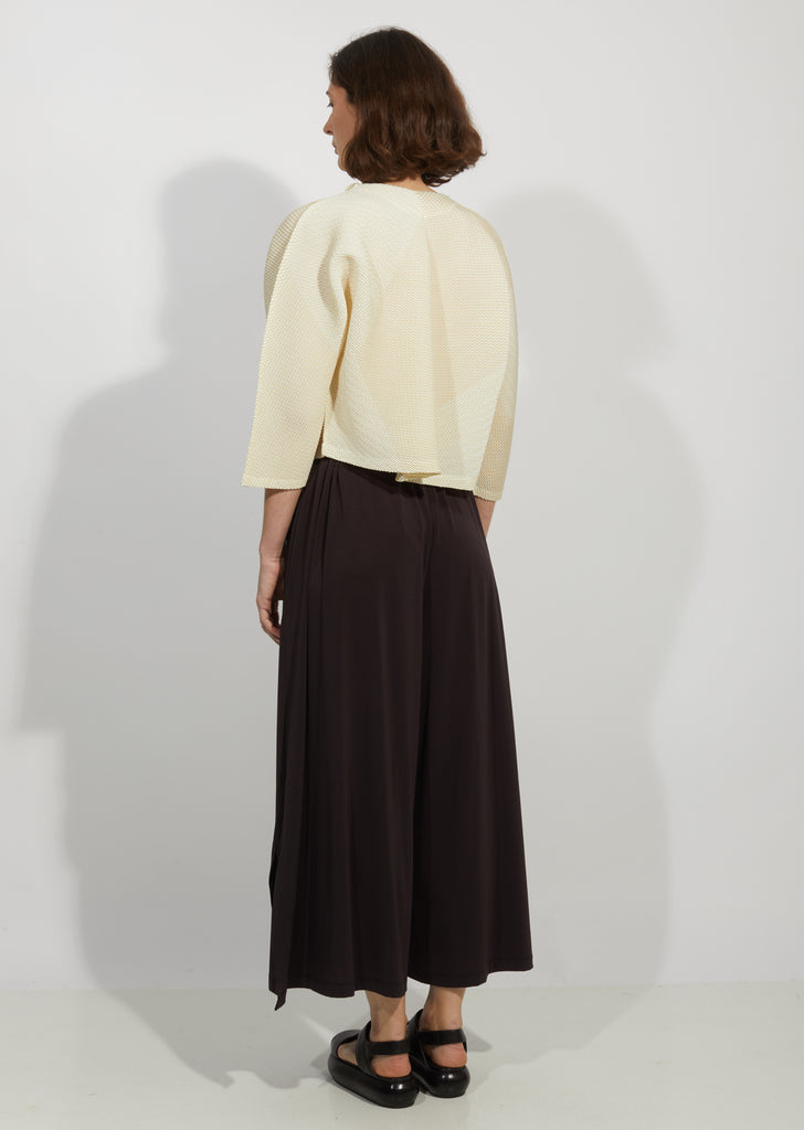 Sashiko Pleats Cardigan