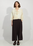 Sashiko Pleats Cardigan