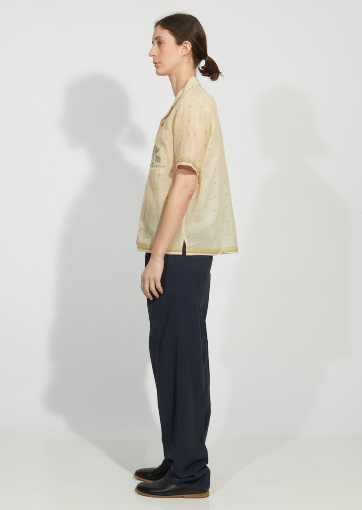 Tea Dyed Jamdani Shirt