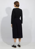 Wavy Cotton Gauze Tuck Skirt