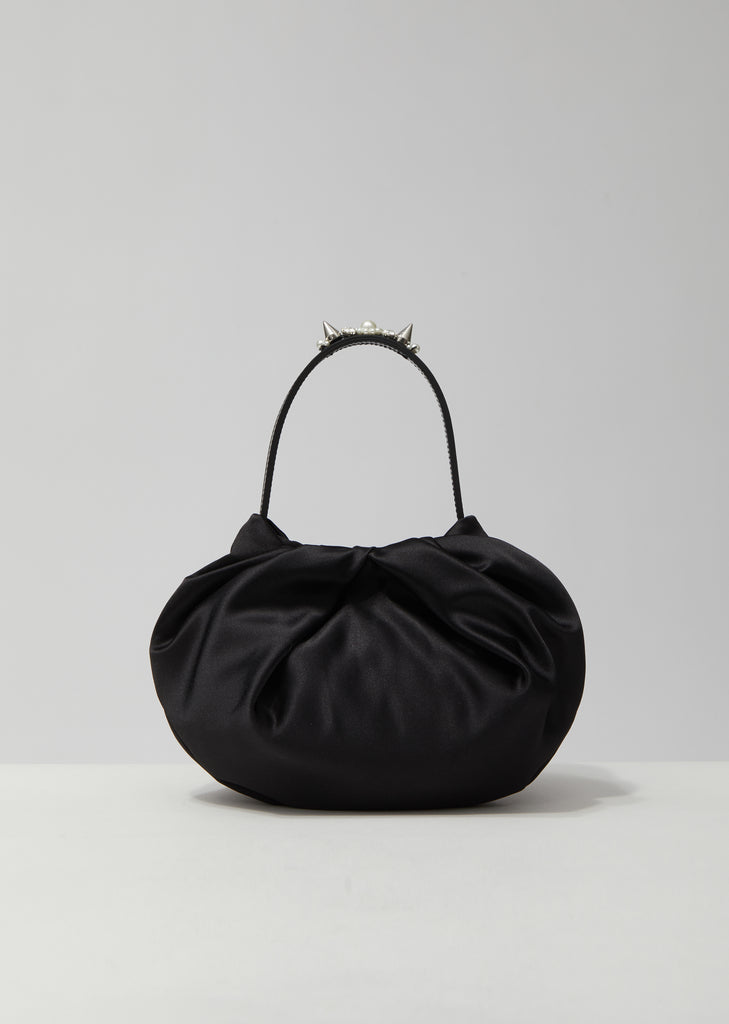 Embellished Mini Pleated Bag
