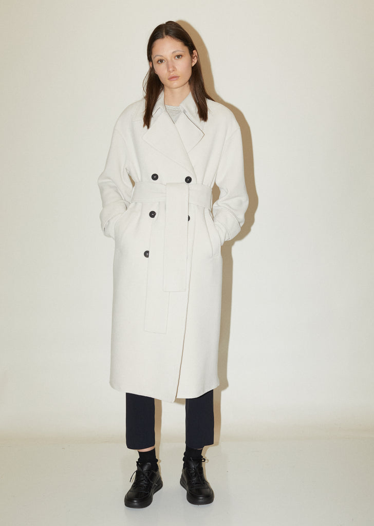 Soft Wool Trench Coat