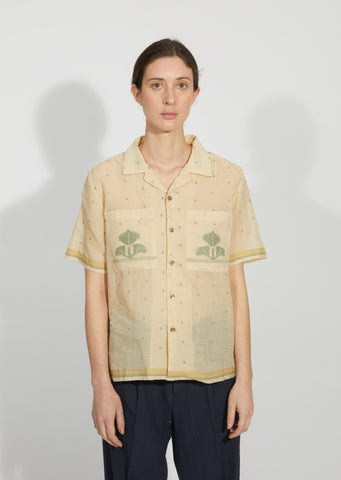 Tea Dyed Jamdani Shirt