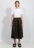 Solid Satin Skirt