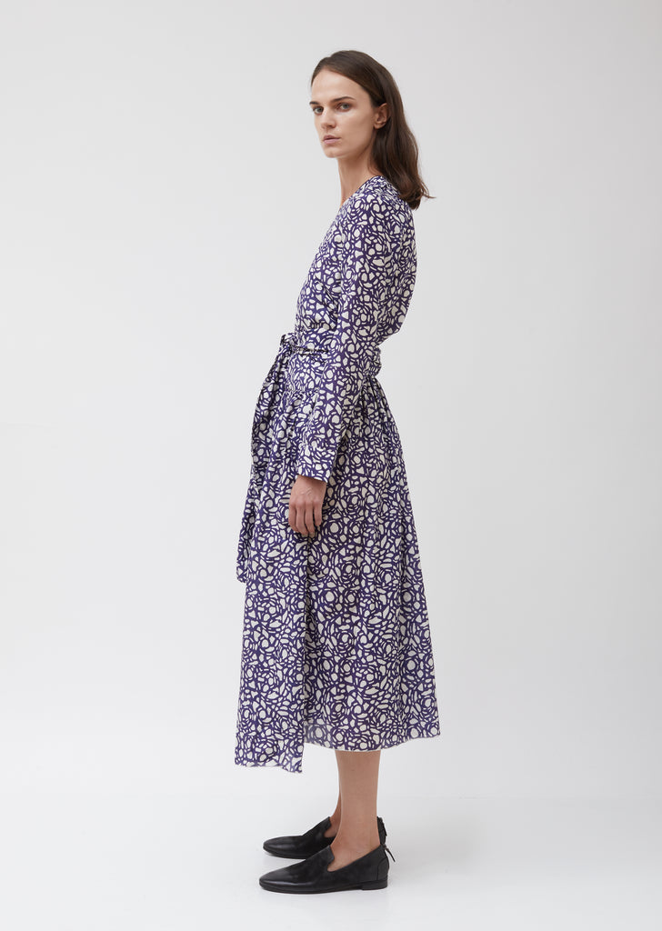 Muslin Wrap Dress