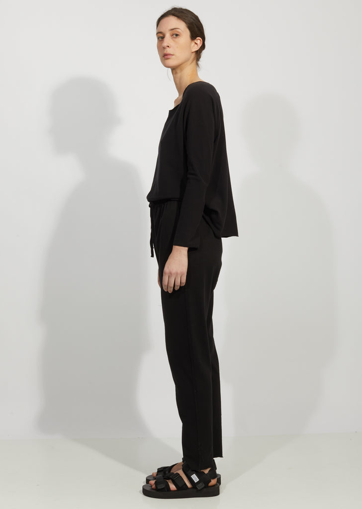 New Basic Cotton Jersey Trousers