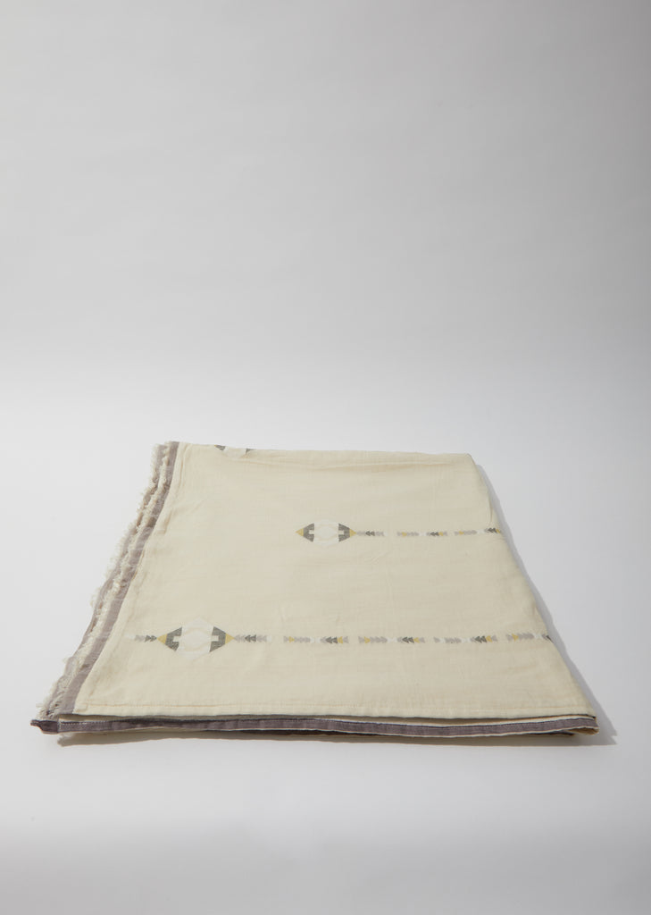 Tea dyed Organic Cotton Bed Spread