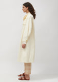 Washed Satin Viscose Coat