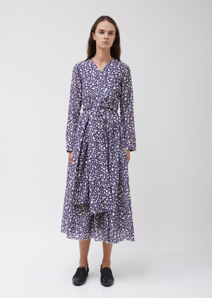 Muslin Wrap Dress