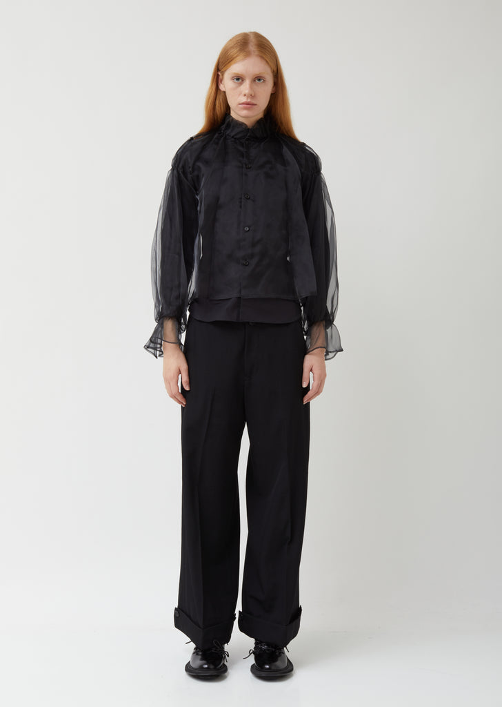 Cotton Broad Organdy Shirt