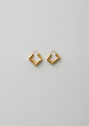 Gold Straw Earrings