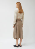 Alpaca Cotton Blend Tie Skirt