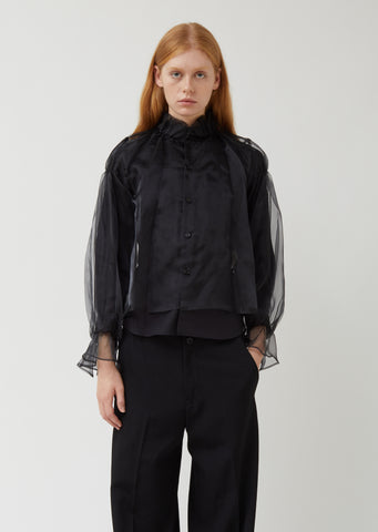 Cotton Broad Organdy Shirt