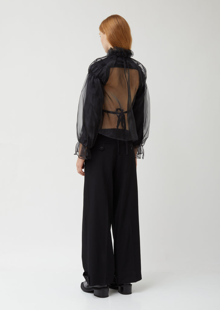 Cotton Broad Organdy Shirt