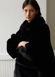 Polyester Synthetic Fur Top Coat