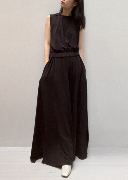 Drape Jersey Jumpsuit