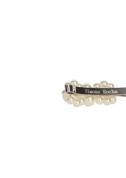 【関税込み】Mini Flower Hair Clips - Simone Rocha - Pearl - Mini Flower Hair Clip – Simone Rocha