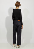 Cotton Denim Straight Jeans