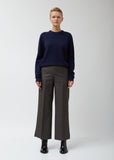 Wool Sharkskin / Stripe Pants