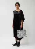 Printed Synthetic Leather Tote Bag
